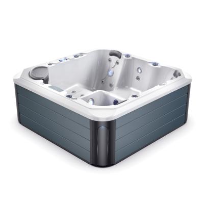 China Best Quality Hot Tub Whirlpool Home Freestanding Acrylic Outdoor Spa Bath With 30 Jets for sale