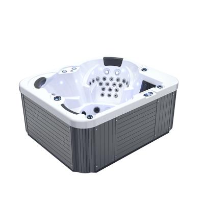 China Good Price Modern Outdoor Garden Outside Aluminum Bathtub Massage Hot Tub for sale