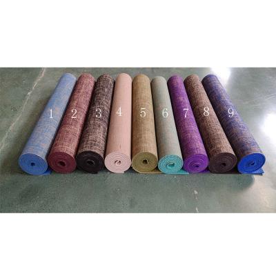 China Yoga Exercise for Natural Yoga Mat Jute Mat Jute Kit - Includes Non-Slip Yoga Bangs / Exclusive Natural Jute Yoga Mat for sale