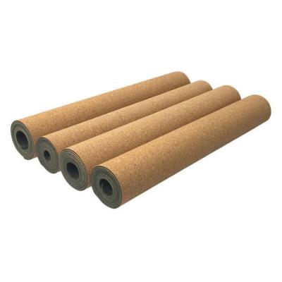 China Wholesale Custom Eco-Friendly Natural Rubber Anti-Slip Cork Yoga Mat For Yoga HOT for sale