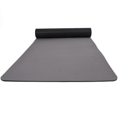 China Wholesale Thick Yoga Mat New Arrival Strip Yoga Mat With Text Lines for sale