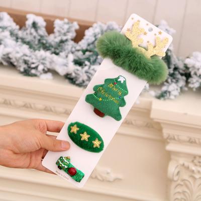 China Wholesale Promotional Christmas Decoration Gift Hairpin China Cloth Products New Year Special Gifts for sale