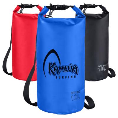 China Traveler In Stock Luxury Dry Bag Waterproof Dry Bag With Shoulder Strap 10L Large Capacity PVC Tarpaulin 500 Den Thick TBP006 for sale