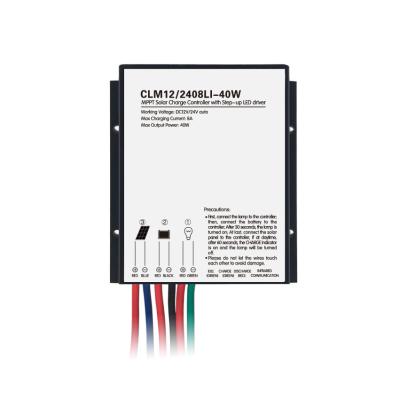 China Best charger controller china supplier mppt charge controller price CLM12/2408LI-40W for sale