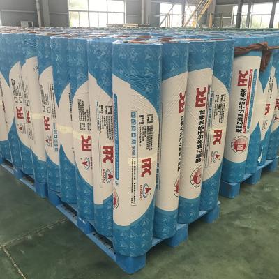 China PVC Waterproof Coiled Material Membrane for Building House within 1.2-2.0 Meter Width for sale