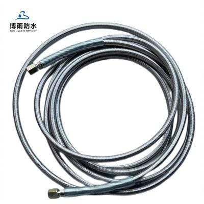 China Injection Pump Machine Parts Steel Pipe Hose 5 Meter with Grey Injection Resin for sale