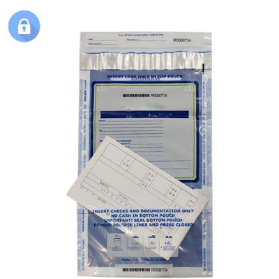 China Plastic bag is wholesale biodegradable and waterproof cash tamper proof environmental protection dust prevention dust envelopes security bag for sale