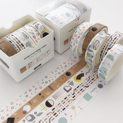 China Waterproof 2021 Multicolor Washi Tape Decoration Lace Stickers Kit For Scrapbook Lists Gift Wrapping for sale