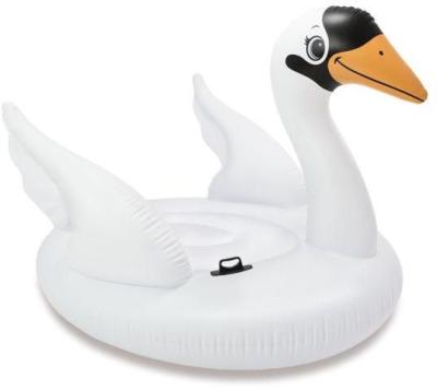 China Animal Transport INTEX 56287 Pool Mega Inflatable Swan Island Style Ride-On Float for sale