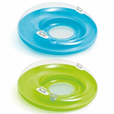 China A 58883 Inflatable Summer Float Lounge Sit'n Float Cup Holder INTEX Transport Swimming Pool Rings for sale