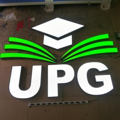 China Waterproof 3d Buildings Advertising Sign Manufacturer Dropshipping NO MOQ Fast Delivery Signage Led Acrylic Logo for sale