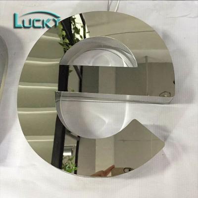 China 3d waterproof top grade metal numbers and letters stainless steel diy galvanized logo for sale