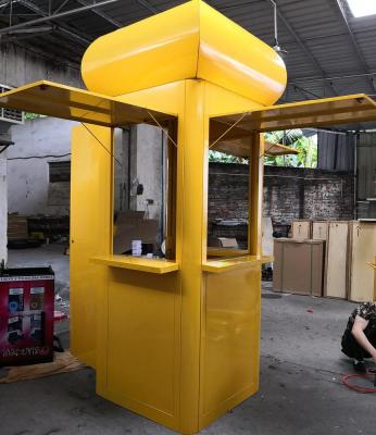 China Modern Outdoor Steel Mobile Solar Prefab Kiosk for sale