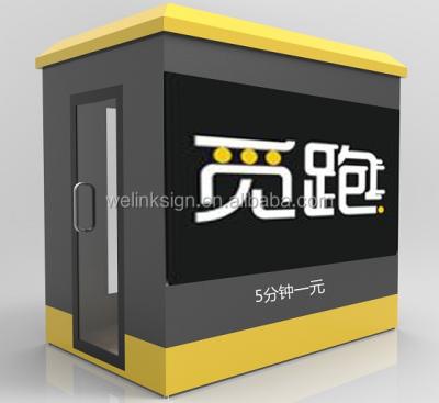 China Outdoor Kiosk Sheet Metal Kiosk For Retail Promotion for sale