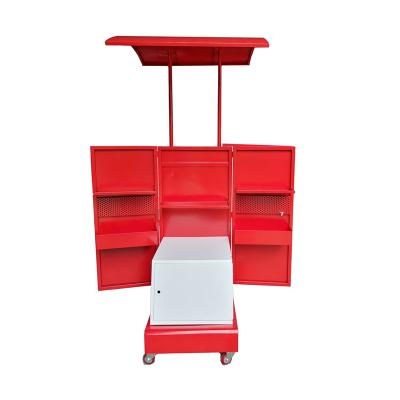 China Environmental Friendly Portable Folding Portable Promotion Tableware Trolley for sale