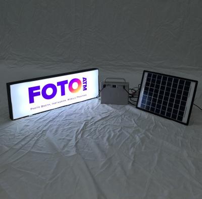 China Indoor Outdoor Solar LED Advertising Light Box for sale