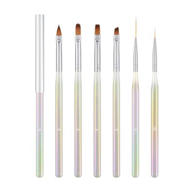 China NAIL Aurora Acrylic Brush Gel Synthetic Nail for sale