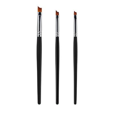 China NAIL Handle Gel Nail Synthetic Wood Brush for sale