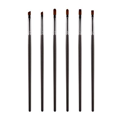 China NAIL Handle Gel Nail Synthetic Wood Brush for sale