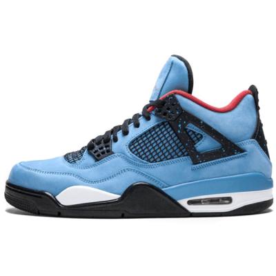 China Air Jordaneliedlys 4 Custom Breathable Rubber Sneakers AJ Basketball Shoes Designer Good Quality Retro 4 Basketball Shoes for sale