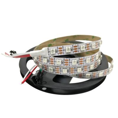 China Accessible Hotel SK6812 LED Strip Light 30LED 60LED 144LED Digital SK6812 LED Strip RGBW Warm White 3535 Pixel Strip for sale