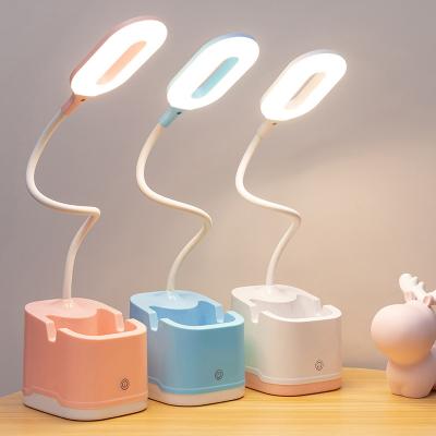 China High Color Rendering Portable Storage Student Mode 190g Acrylic Contact Eye Protection Desk Lamp With Contact Filling for sale