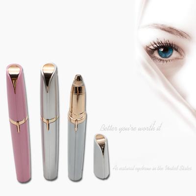 China ABS Cosmetic Mini Rounded 17.7*10.5*3.5cm Blue Eyebrow Trimmer for sale