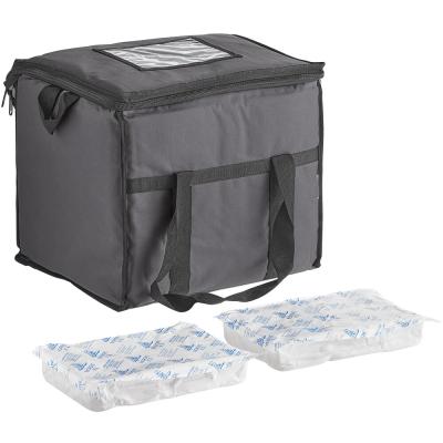 China Ederbou Gray Small Insulated Soft Cooler Waterproof Bag with Shoulder Strap (Holds 24 Boxes) for sale