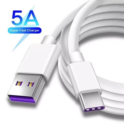 China High Quality Fast Charging USB C Cable 5A Fast Charging Cable Mobile Phone 5A USB Data Cable Mobile Phone 1M 2M Type C for sale