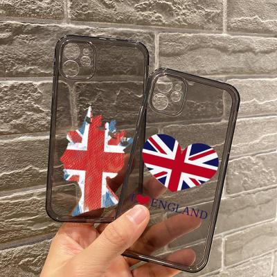 China Anti-drop for iPhone 12 11 pro mini 7 max 8 plus case for iPhone X XR XS Max UK flag phone cases cover for sale