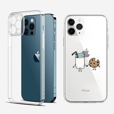 China JAMULAR Anti-Fall Cute Milk Cookies BFF Couple Phone Case for iphone 11 12 Pro Max XS X XR 7 8 Plus for sale