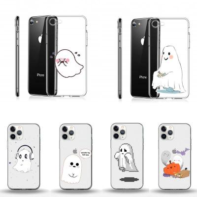 China Free Sample Anti-drop Cute Halloween Cases For iPhone 13 Pro Max Tpu Clear Cell Phone Case For iPhone 12 Pro Max for sale