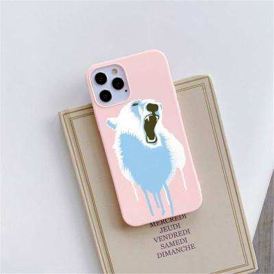 China Anti-fall for iphone 11/12 pro mini 6 7 8 max plus case for iphone X XR XS Polar bear candy colors phone case cover for sale