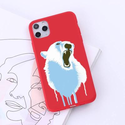 China Anti-fall for iphone 11/12 pro mini 6 7 8 max plus case for iphone X XR XS bear candy colors phone case cover for sale