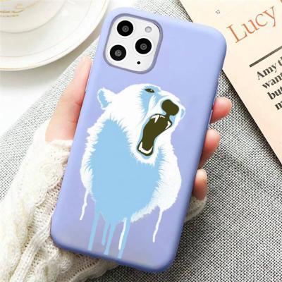 China Anti-fall for iphone 11/12 pro mini 6 7 8 max plus case for iphone X XR XS bear candy colors phone case cover for sale