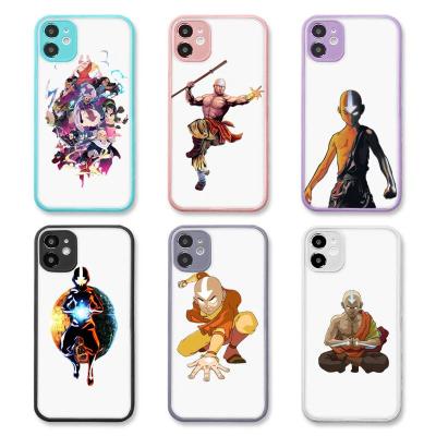 China Anti-drop for iphone 11/12 pro mini 7 max 8 plus case for Anime Matte Transparent Phone Cases Cover iphone X XR Avatar Airbender latest for sale