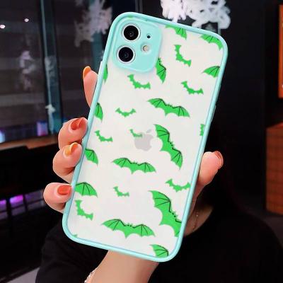 China Anti-drop for iphone 11/12 pro mini 7 max 8 plus case for iphone X XR XS Max cover Halloween Transparent Phone Cases for sale