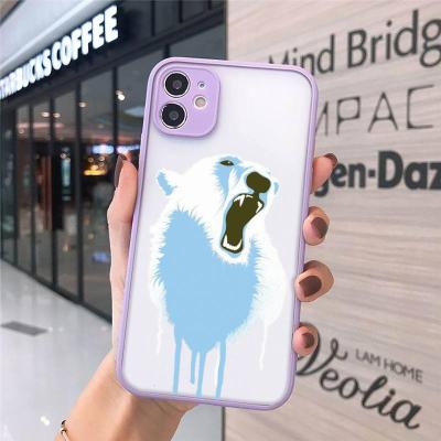 China Anti-drop for iphone 11/12 pro mini 7 max 8 plus cases for iphone X XR XS max bear transparent phone cases covers for sale