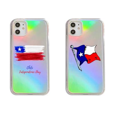 China Anti-drop for iphone 11/12 pro 11Pro/12Pro mini 7 max 8 plus cases for iphone X XR Chilean flag phone cases covers for sale