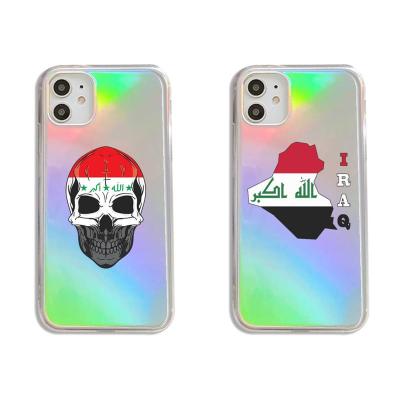 China Anti-drop for iphone 11/12 pro 11Pro/12Pro mini 7 max 8 plus cases for iphone X XR Iraqi flag phone cases covers for sale