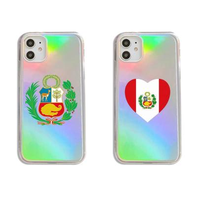 China Anti-drop for iphone 11/12 pro 11Pro/12Pro mini 7 max 8 plus cases for iphone X XR Peru flag phone cases covers for sale