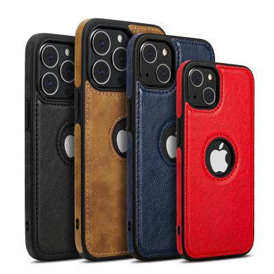 China 2022 Shockproof Hot Selling Premium Premium PU Leather Case Phone Accessories For iPhone 13 Pro 12 11 Max iPhone 13 Leather Case for sale