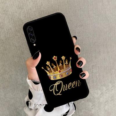 China Anti-drop Crown Queen King Art Phone Case For Samsung Galaxy Note 20 A51 A52 A71 A50 A12 A72 A21s A70 10 Fe S10 S21 S20 Ultra Plus Cover for sale