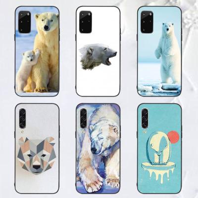 China Anti-drop For Samsung A32/A52 M02S/M31S S10 Case For Samsung Galaxy A12 S21 Note 20 Ultra White Bear Phone Case Cover for sale