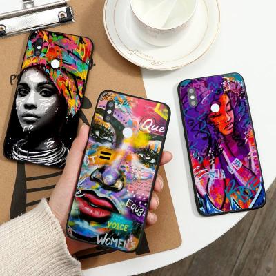 China Anti-drop beautiful girl aesthetic art phone case for Xiaomi redmi 9 note 9a 8 8a 10 pro funda 9t 10 9s max 8 8t 7 MI 9 for sale