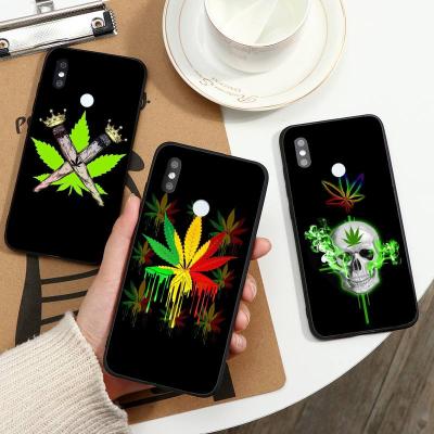 China High Anti-fall abstractionism art weed phone case for Xiaomi redmi 9 note 9a 8 8a 10 pro funda 9t 10 9s 8 8t 7 MI 9 max for sale