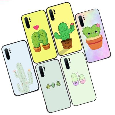 China Anti-drop For Huawei P30 Lite P20 Pro P30/P40 Case For Huawei Y9 2019 Pro Mate 20/30 Lite Nova 3I Cute Cactus Cartoon Phone Cases Cover for sale