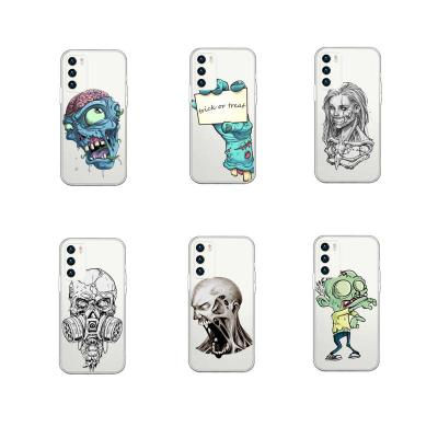 China Anti-fall for Huawei P40/P30 pro mate 20/40 case for Huawei pro 6 nova 8/7/5 SE Halloween cartoon zombie phone case cover for sale