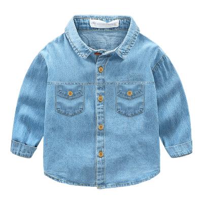 China Sustainable Kids Clothes Boys Denim Jacket Kids Denim Coat Boys Jacket for sale