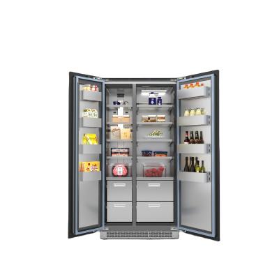 China ZUNGUI BCD-455WQB COMPRESSOR Freezer Organizers and Side by Side Storage Refrigeration Built in Refrigerators for sale